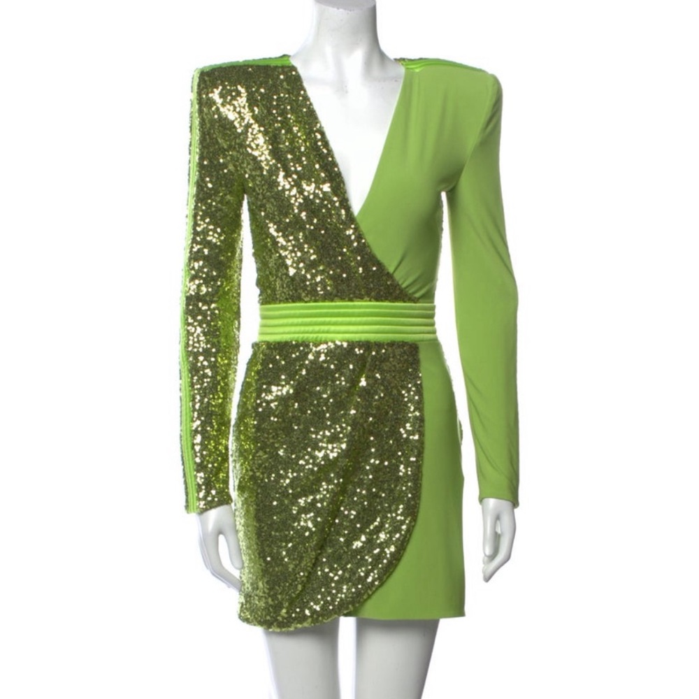 Zhivago green sequin dress Large 8